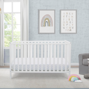 Multi Mode Convertible Baby Crib, Safety Certified, White Finish